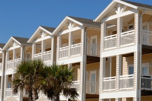 Apartment house in the southern United States